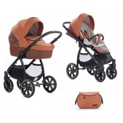 848 - Детская коляска Noordi Fjordi Sport Melange Leather 2 в 1 